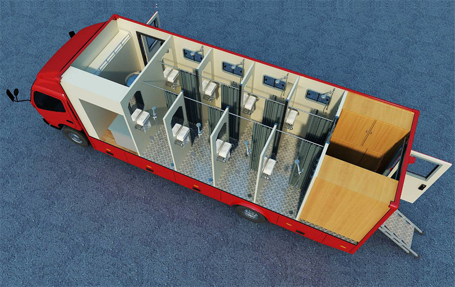 東風(fēng)天錦淋浴車 東風(fēng)天錦淋浴車