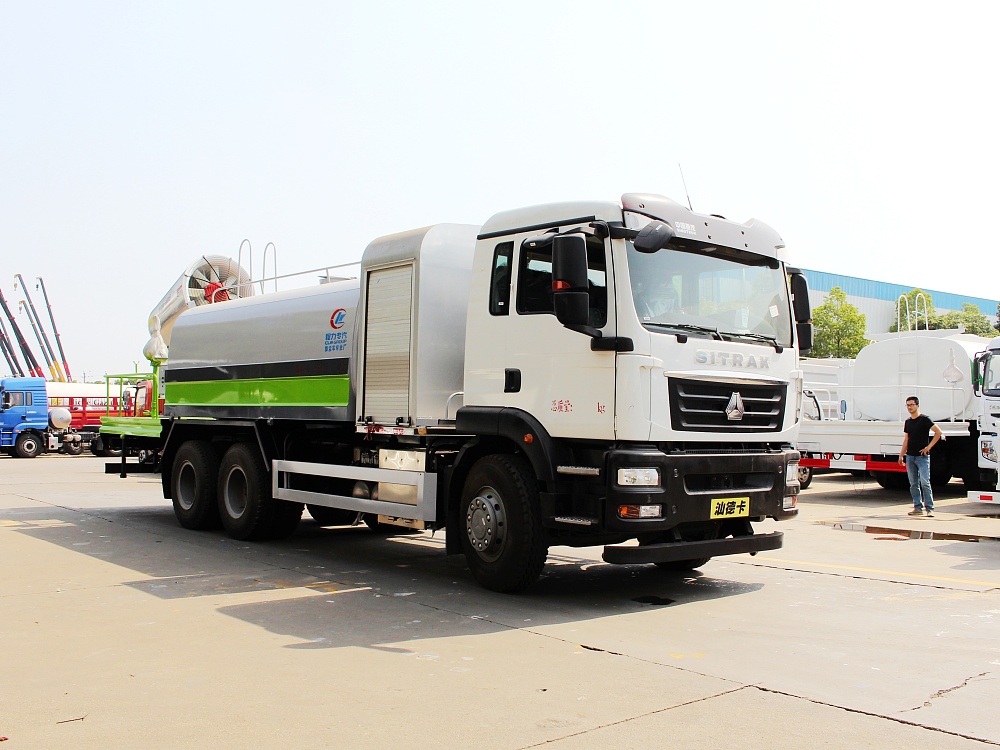 重汽汕德卡后雙橋霧炮車國六16立方/50-120米霧炮 重汽汕德卡后雙橋霧炮車國六16立方/50-120米霧炮