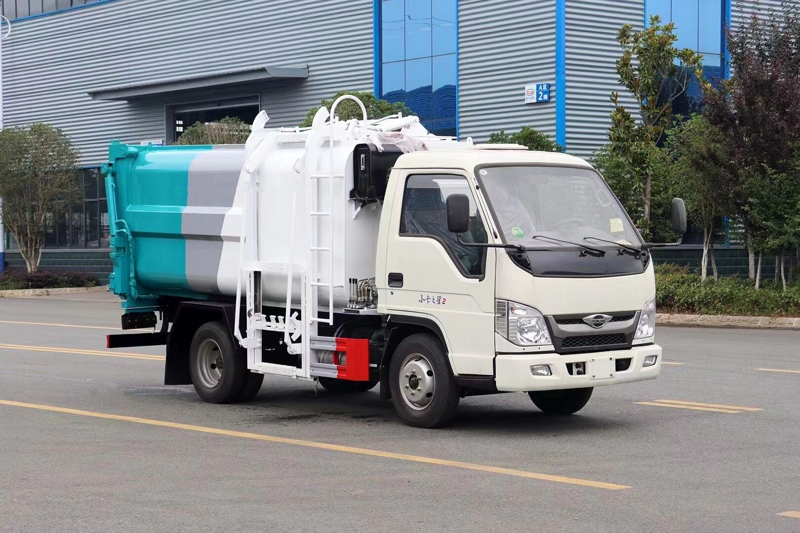 國六福田小卡4方掛桶垃圾車 國六福田小卡4方掛桶垃圾車