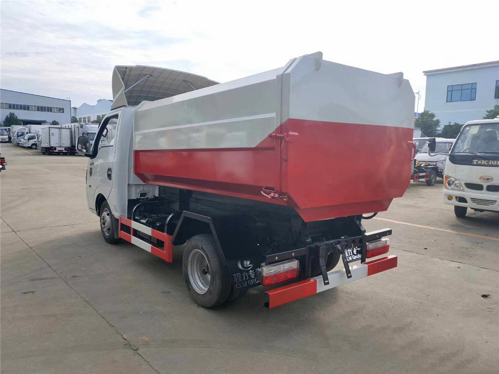 國(guó)六3-4方 藍(lán)牌東風(fēng)途逸掛桶垃圾車 國(guó)六3-4方 藍(lán)牌東風(fēng)途逸掛桶垃圾車