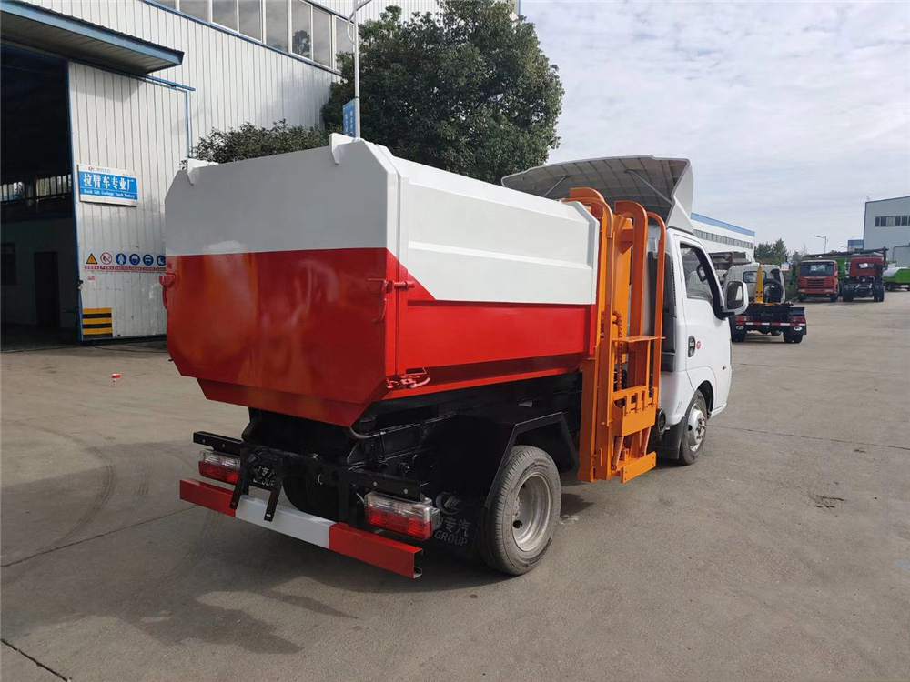 國(guó)六3-4方 藍(lán)牌東風(fēng)途逸掛桶垃圾車 國(guó)六3-4方 藍(lán)牌東風(fēng)途逸掛桶垃圾車