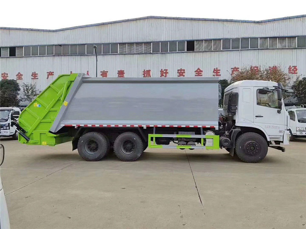 國六18立方東風專底后雙橋 壓縮垃圾車 國六18立方東風專底后雙橋 壓縮垃圾車