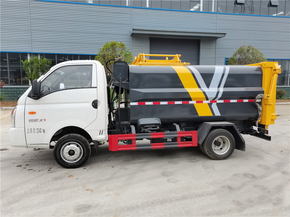 國六4.5方 藍牌凱馬瑞航 側裝壓縮垃圾車 國六4.5方 藍牌凱馬瑞航 側裝壓縮垃圾車