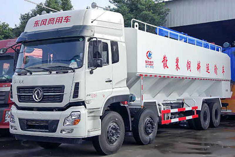 東風天龍前四后八20噸飼料運輸車 東風天龍前四后八20噸飼料運輸車
