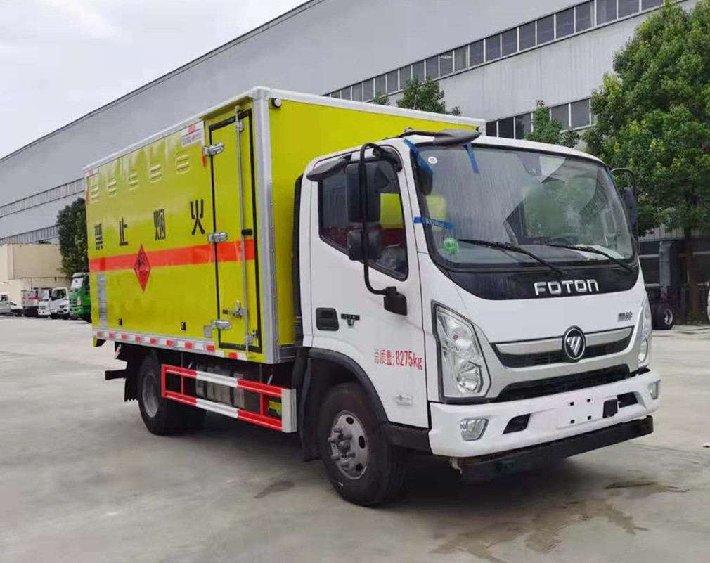 福田奧鈴4.08米貨廂爆破器材運(yùn)輸車 福田奧鈴4.08米貨廂爆破器材運(yùn)輸車