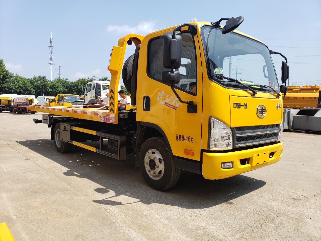 解放國六藍牌清障車 解放國六藍牌清障車