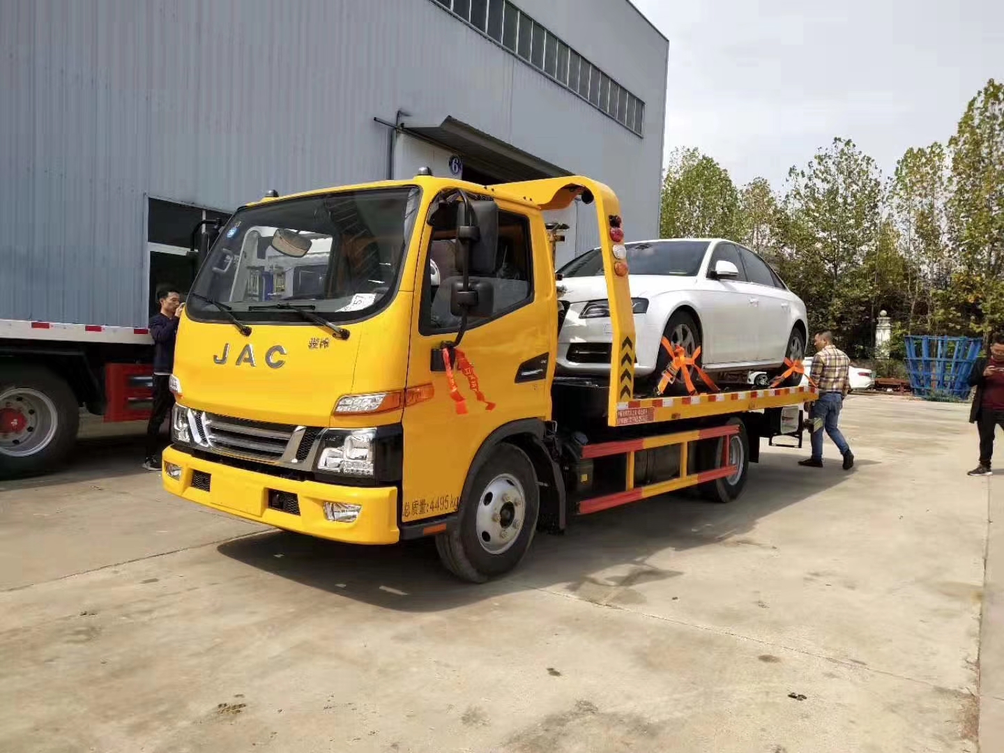 國六江淮藍牌一拖二清障車 國六江淮藍牌一拖二清障車