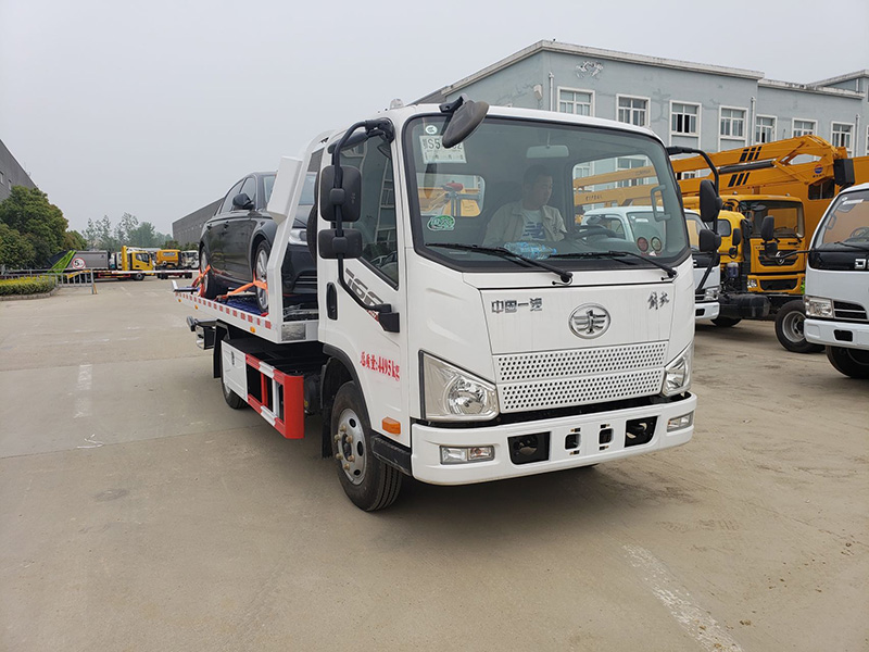 北京牌的國六藍(lán)牌解放清障車 北京牌的國六藍(lán)牌解放清障車