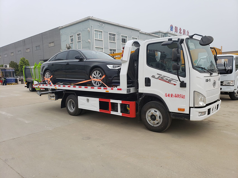 北京牌的國六藍(lán)牌解放清障車 北京牌的國六藍(lán)牌解放清障車