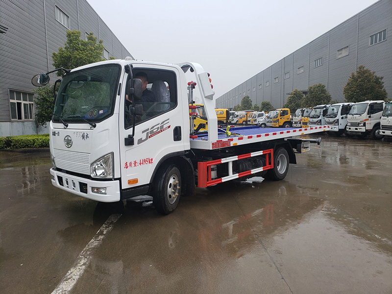 北京牌的國六藍(lán)牌解放清障車 北京牌的國六藍(lán)牌解放清障車