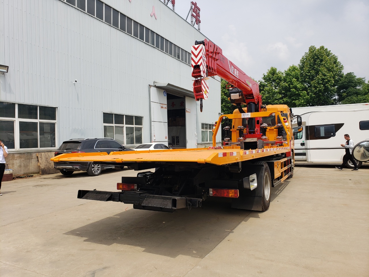 陜汽軒德帶吊清障車 陜汽軒德帶吊清障車